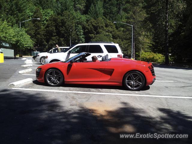 Audi R8 spotted in OR/CA Border, Oregon