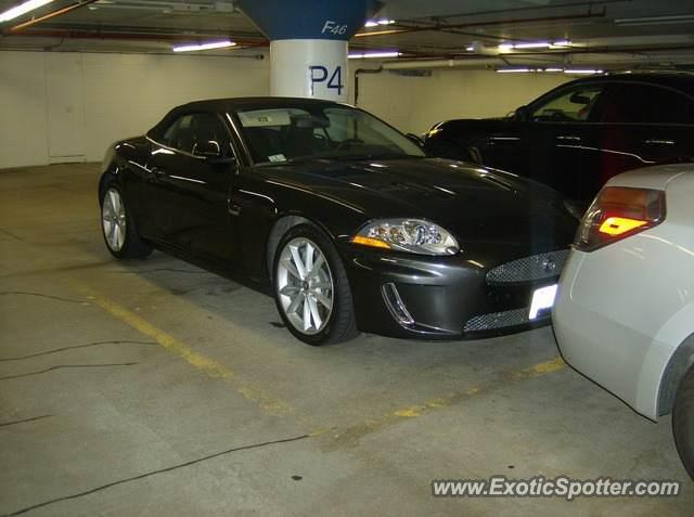 Jaguar XKR spotted in Boston, Massachusetts