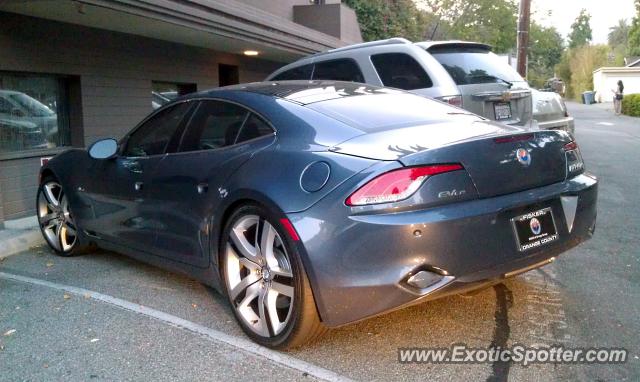 Fisker Karma spotted in Claremont, California