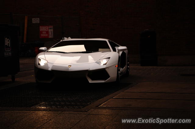 Lamborghini Aventador spotted in Toronto, Canada