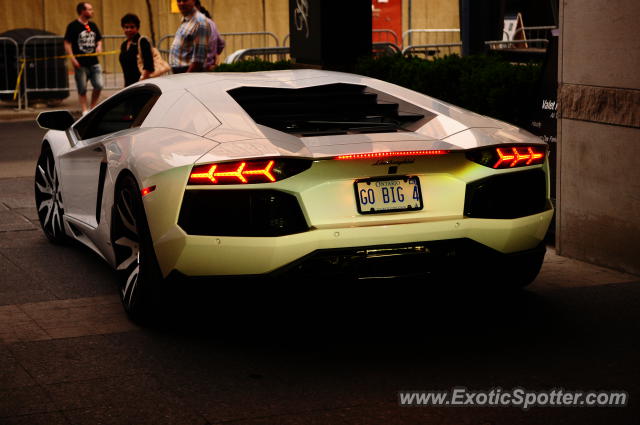 Lamborghini Aventador spotted in Toronto, Canada