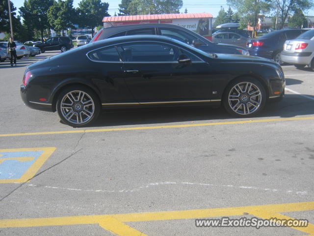 Bentley Continental spotted in Toronto, Ontario, Canada