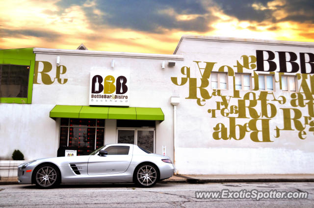 Mercedes SLS AMG spotted in Atlanta, Georgia