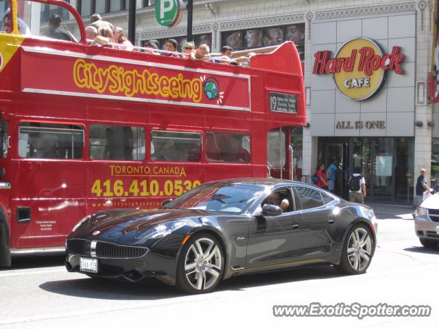 Fisker Karma spotted in Toronto, Canada