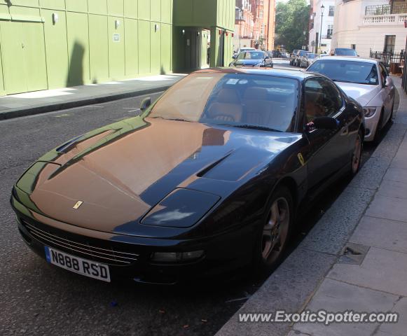 Ferrari 456 spotted in London, United Kingdom