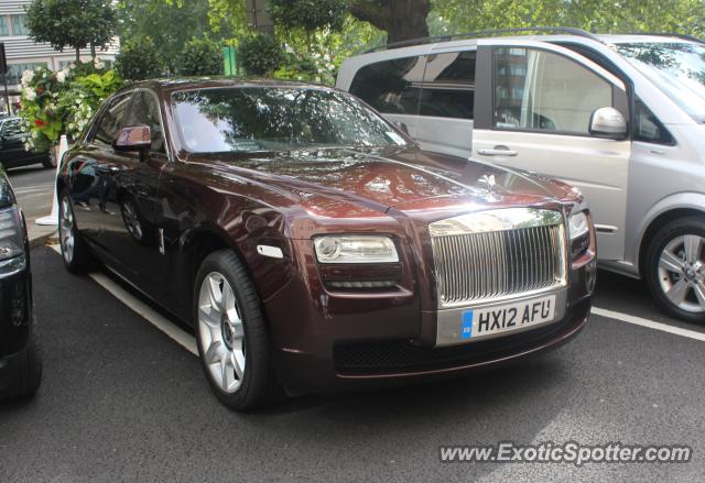 Rolls Royce Ghost spotted in London, United Kingdom