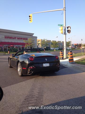 Ferrari California spotted in Vaughan, Ontario, Canada