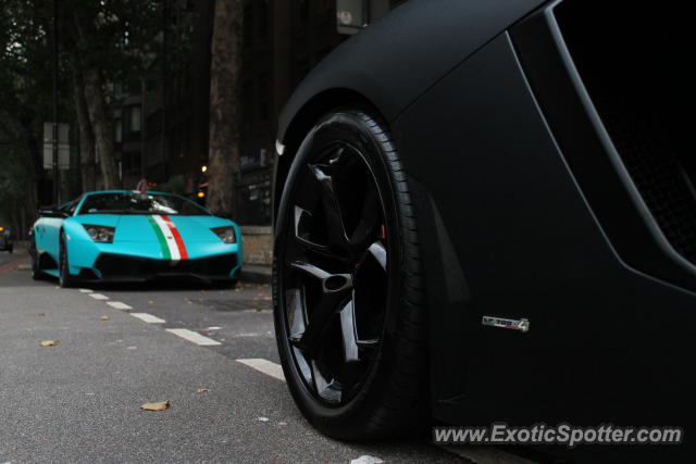 Lamborghini Aventador spotted in London, United Kingdom