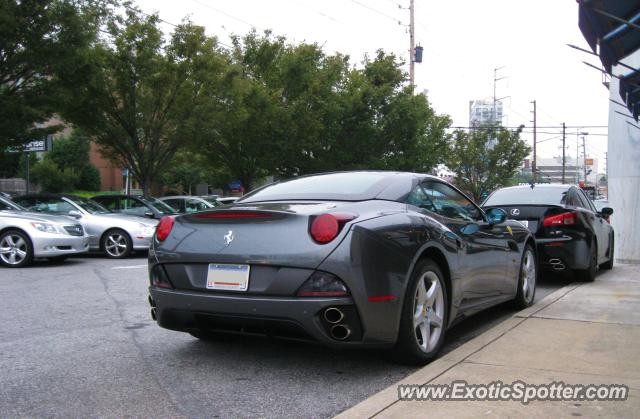 Ferrari California spotted in Atlanta, Georgia