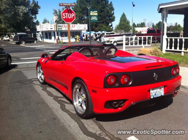 Ferrari 360 Modena spotted in Sisters, Oregon