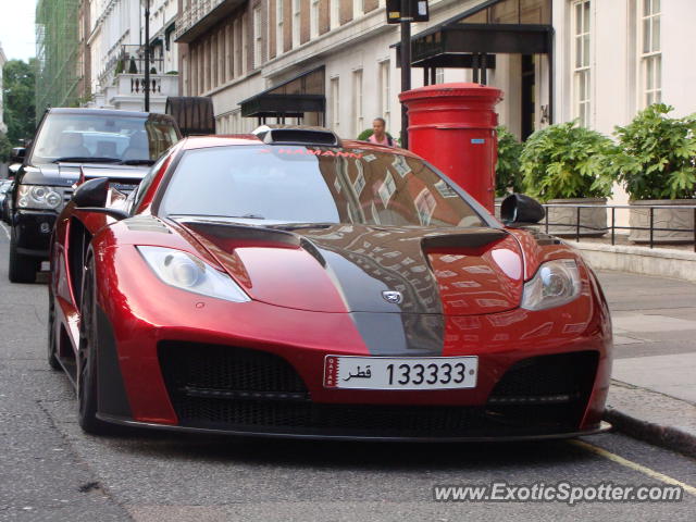 Mclaren MP4-12C spotted in London, United Kingdom
