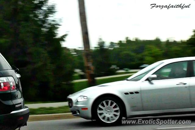 Maserati Quattroporte spotted in Carmel, Indiana