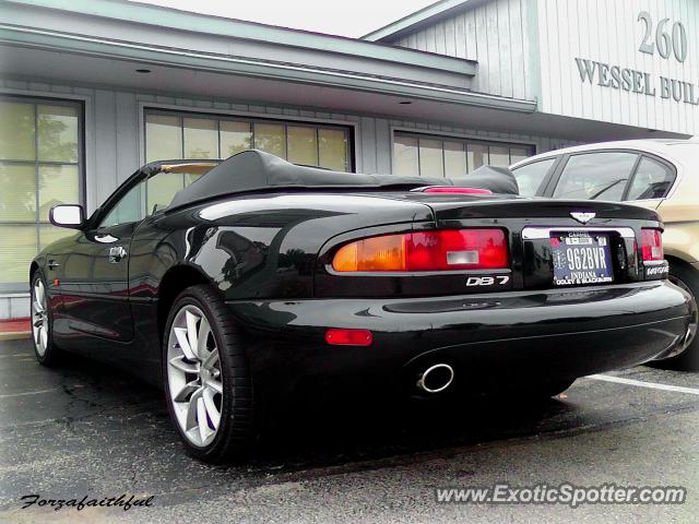 Aston Martin DB7 spotted in Zionsville, Indiana