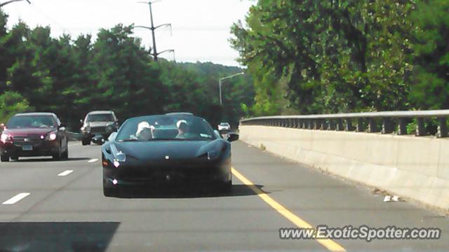 Ferrari 458 Italia spotted in New milford, Connecticut