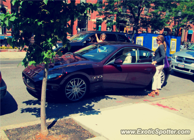 Maserati GranTurismo spotted in Boston, Massachusetts