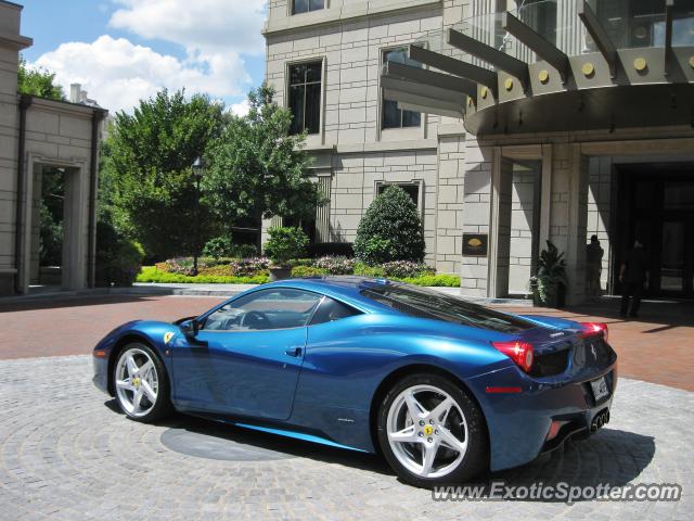 Ferrari 458 Italia spotted in Atlanta, Georgia