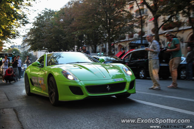 Ferrari 599GTO spotted in Paris, France