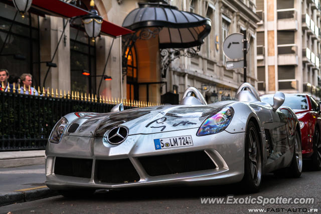 Mercedes SLR spotted in Paris, France