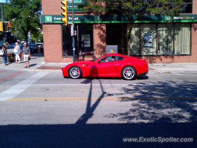 Ferrari 599GTB spotted in Oakville, Canada