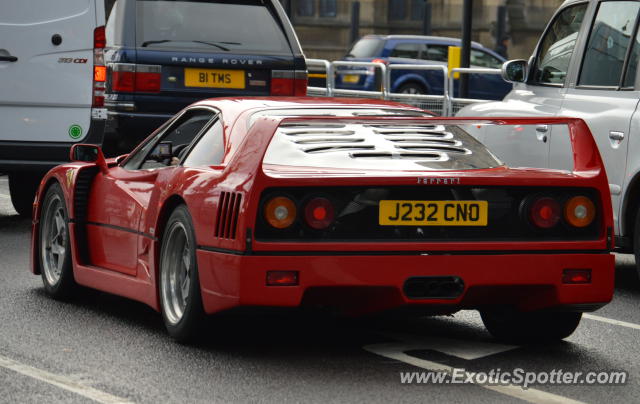 Ferrari F40 spotted in London, United Kingdom