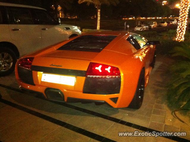 Lamborghini Murcielago spotted in Dubai, United Arab Emirates
