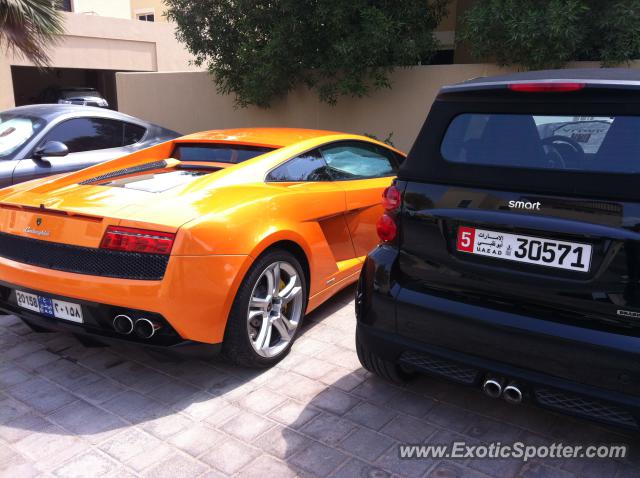 Lamborghini Gallardo spotted in Abu Dhabi, United Arab Emirates