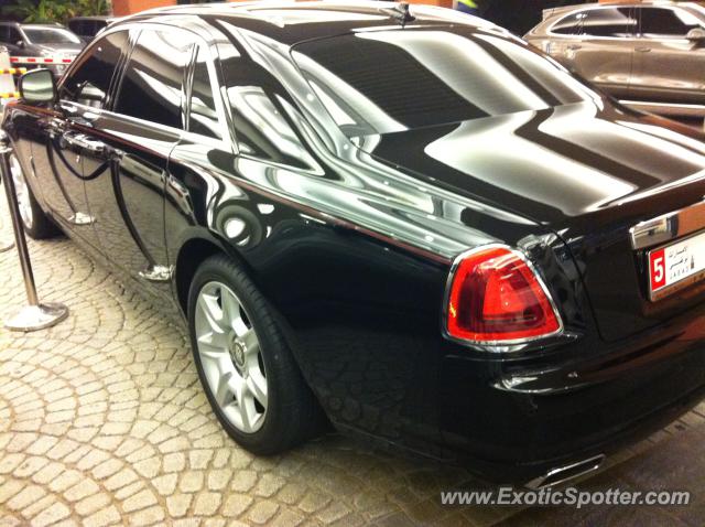 Rolls Royce Ghost spotted in Dubai, United Arab Emirates