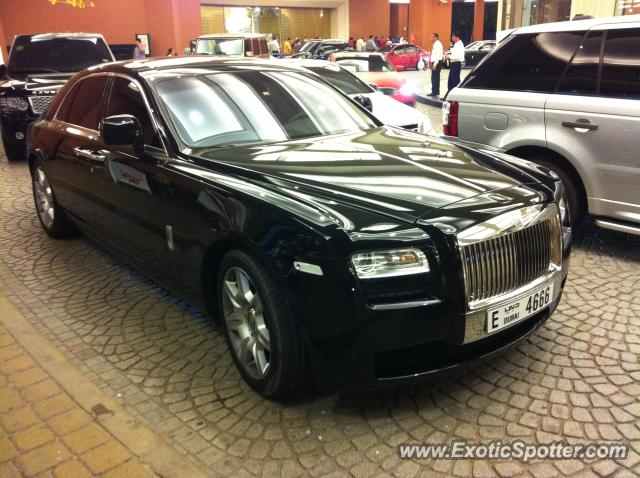 Rolls Royce Ghost spotted in Dubai, United Arab Emirates