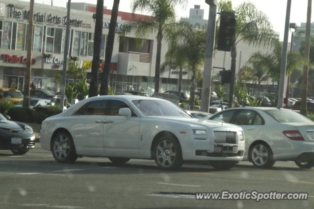 Rolls Royce Ghost spotted in Hollywood, California