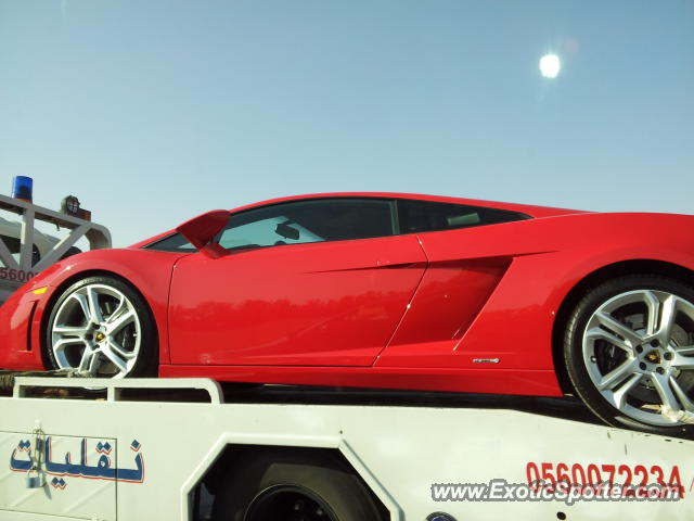 Lamborghini Gallardo spotted in Riyadh, Saudi Arabia