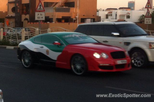 Bentley Continental spotted in Dubai, United Arab Emirates