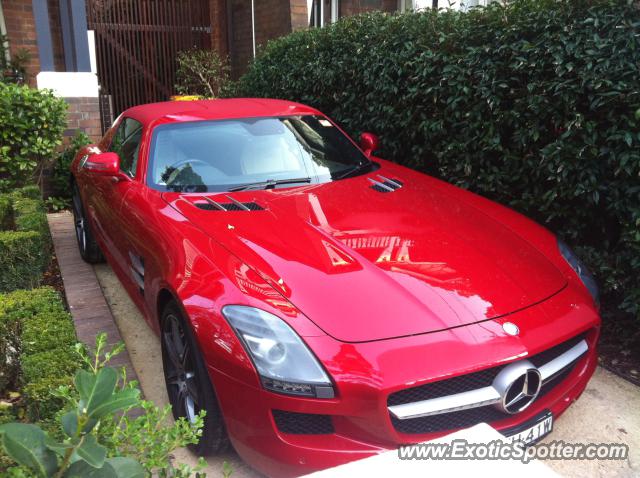 Mercedes SLS AMG spotted in Sydney, Australia