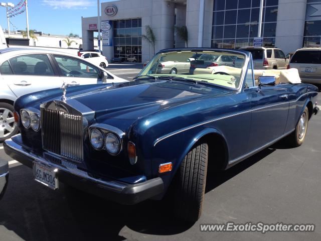 Rolls Royce Corniche spotted in San Diego, California