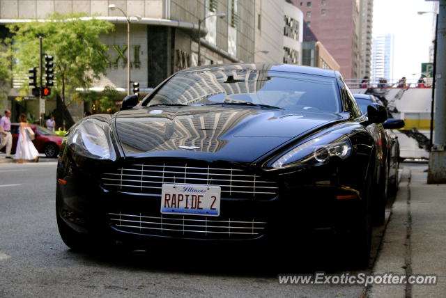 Aston Martin Rapide spotted in Chicago, Illinois