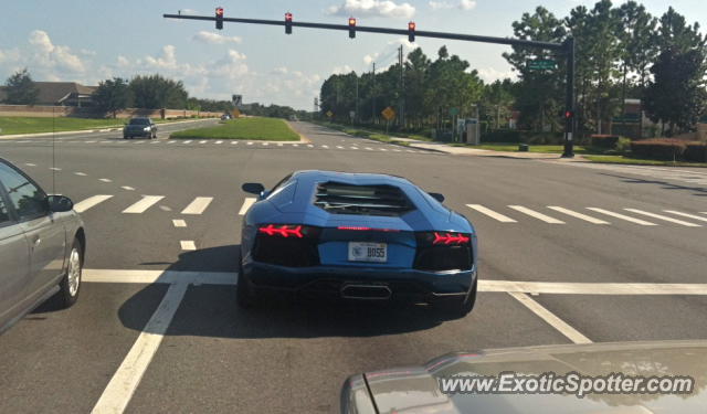 Lamborghini Aventador spotted in Winter Garden, Florida