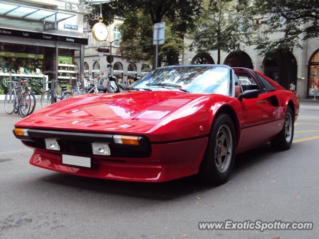 Ferrari 308 spotted in Zurich, Switzerland