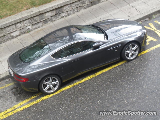 Aston Martin DB9 spotted in Geneva, Switzerland