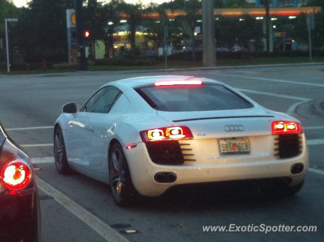 Audi R8 spotted in Fort Lauderdale, Florida