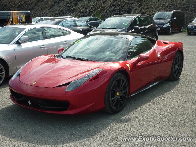 Ferrari 458 Italia spotted in Verviers, Belgium