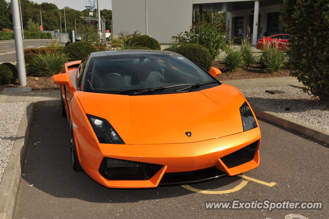 Lamborghini Gallardo spotted in Weybridge, United Kingdom