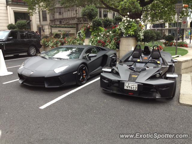 Lamborghini Aventador spotted in London, United Kingdom