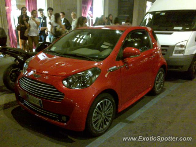 Aston Martin Cygnet spotted in Milano, Italy