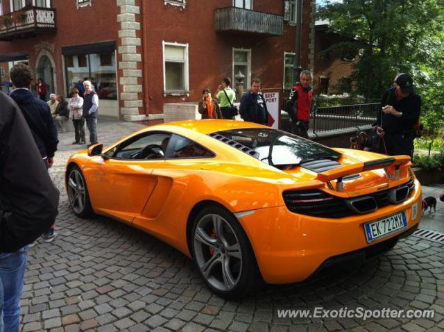 Mclaren MP4-12C spotted in Cortina, Italy