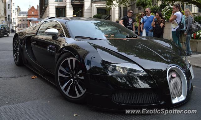 Bugatti Veyron spotted in London, United Kingdom