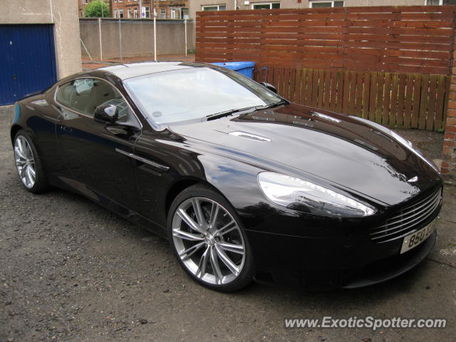 Aston Martin Virage spotted in Glasgow, United Kingdom