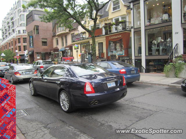 Maserati Quattroporte spotted in Toronto, Canada
