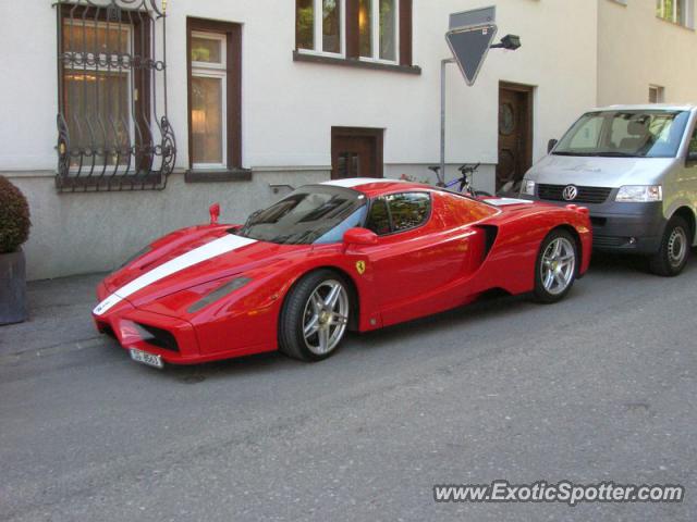 Ferrari Enzo spotted in Davos, Switzerland