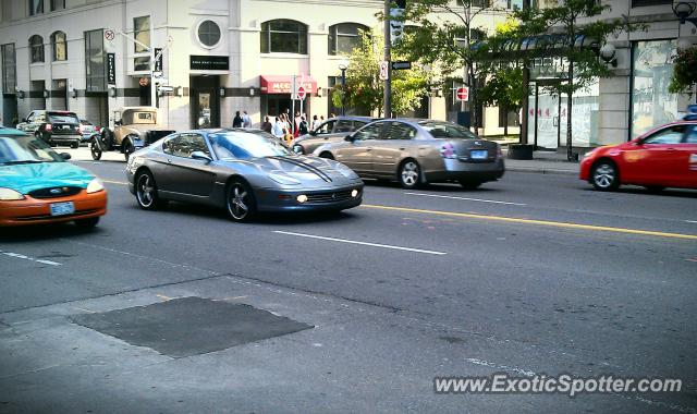 Ferrari 456 spotted in Toronto, Ontario, Canada