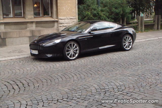Aston Martin Virage spotted in Lund, Sweden