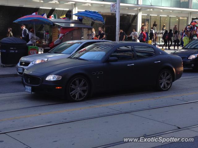 Maserati Quattroporte spotted in Toronto, Canada